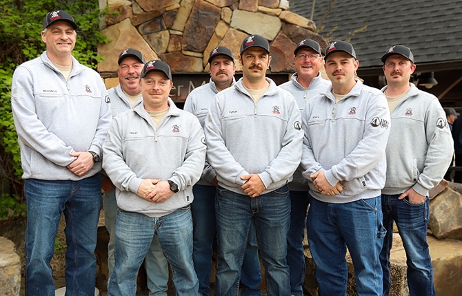 Lucky Friday Mine Rescue Team group photo